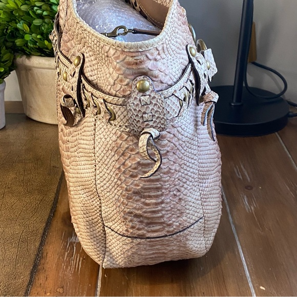 Coach XL Limited Edition Python Embossed Ergo in Camel/Tan - Picture 10 of 14